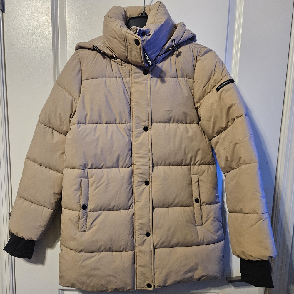 Bcbgmaxazria Eco-Friendly Cream Outerwear